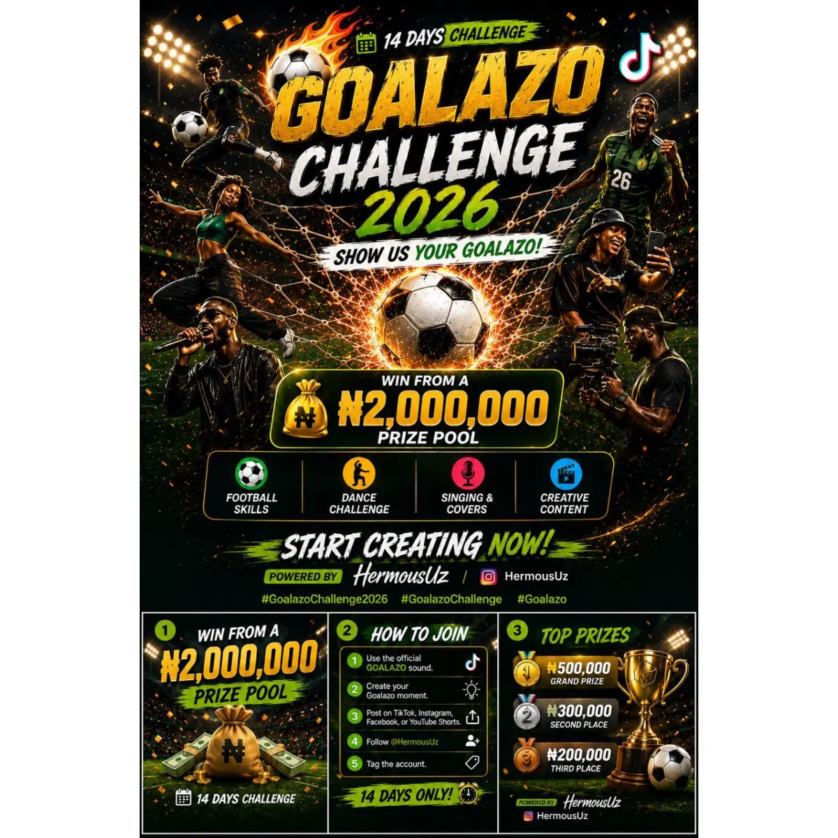 Hermosuz Releases New Afrobeats Anthem “Goalazo” and Launches the #GoalazoMoment Challenge – Instablog9ja