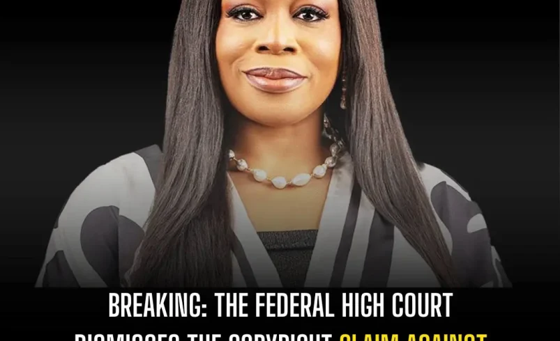 BREAKING: Federal High Court dismisses copyright claim against award-winning music minister Sinach over her global hit song, Way Maker.