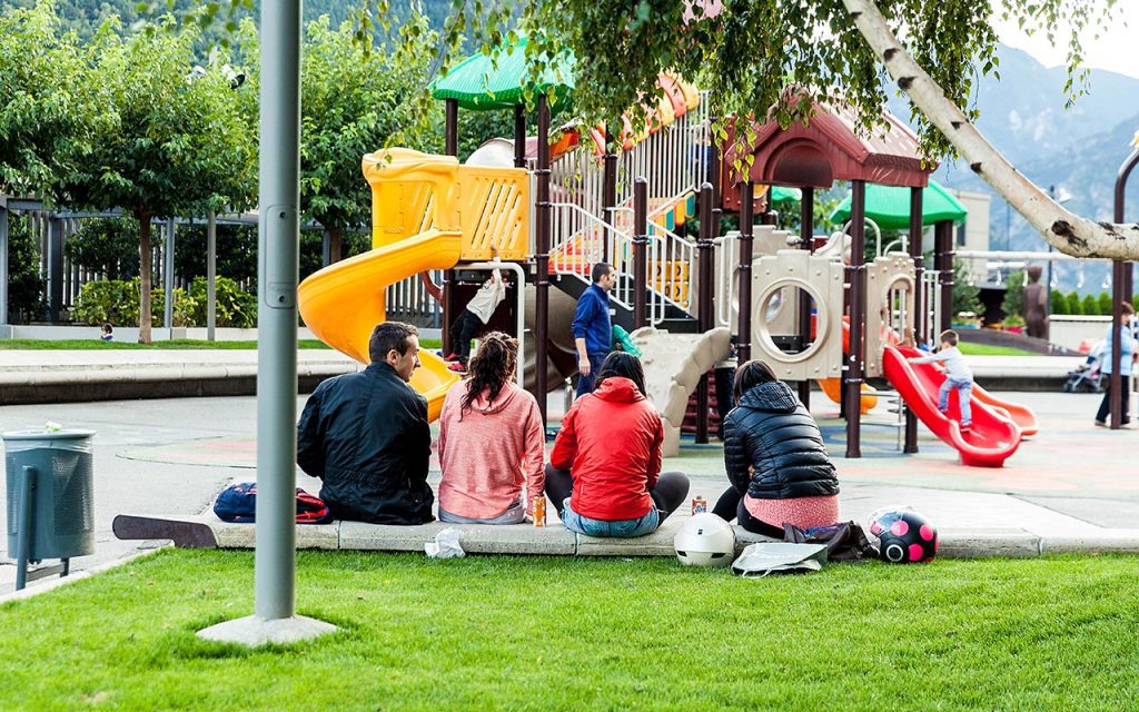 kids and parents