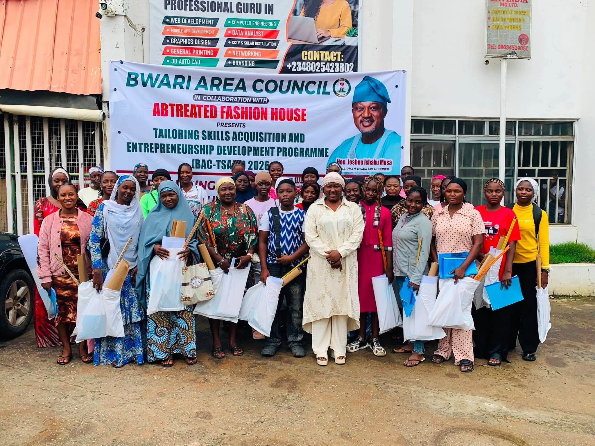 Bwari First Lady Partners Fashion House to Empower Women and Youths Through Skills Programme