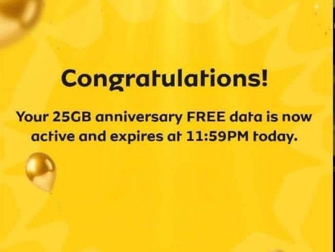 MTN Warns Subscribers Against Fake 25GB Anniversary Gift Scam