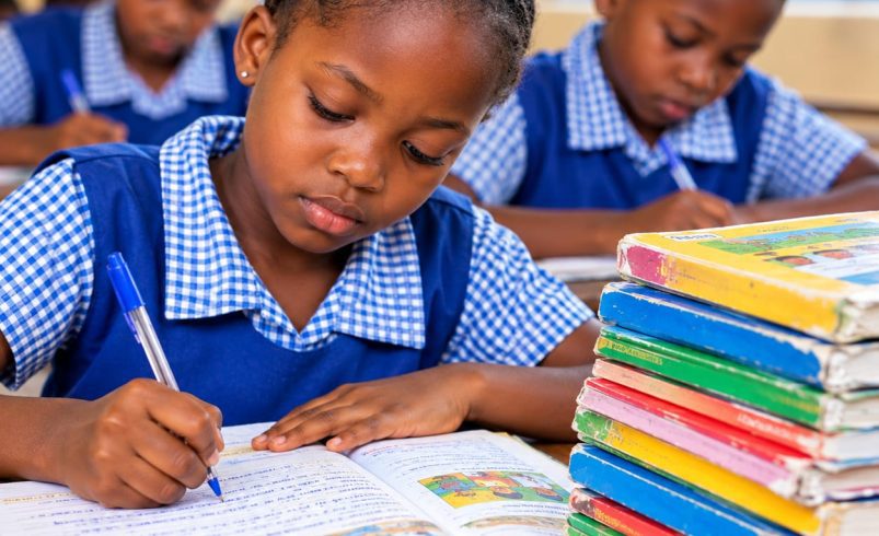 Why do pupils write on their textbooks